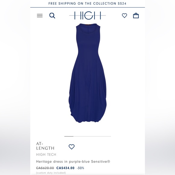 High Tech Dress, Never been worn. No Tag. - Picture 2 of 4